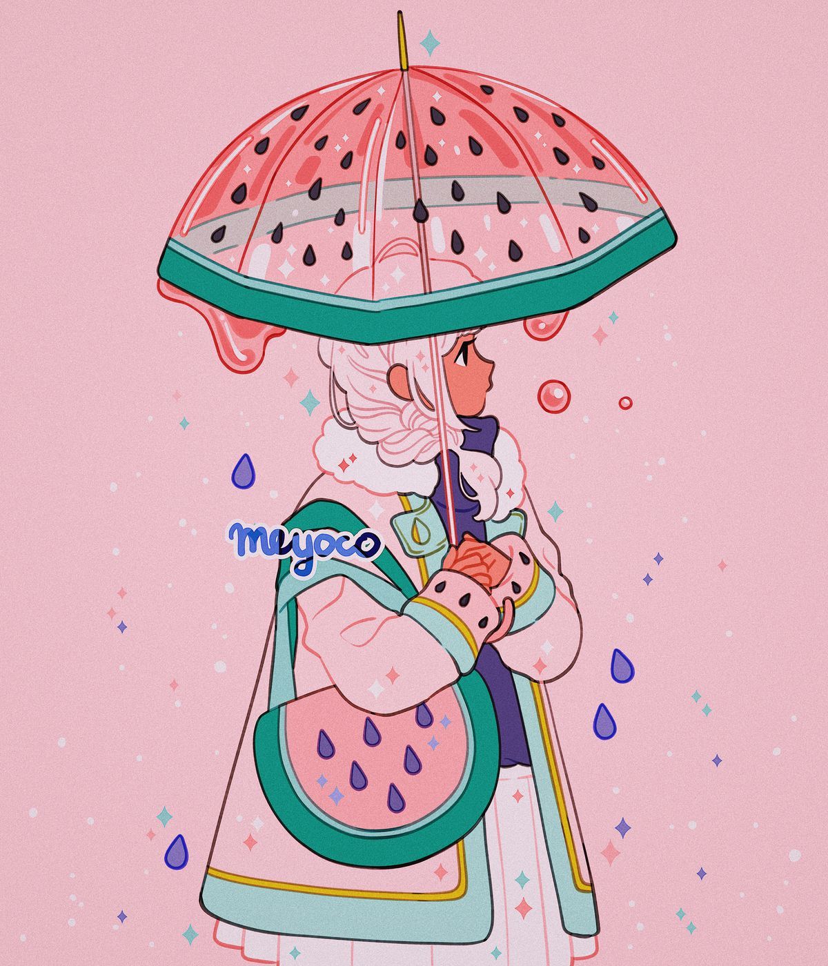 How artist Meyoco built an online business with pastel florals and magical girls