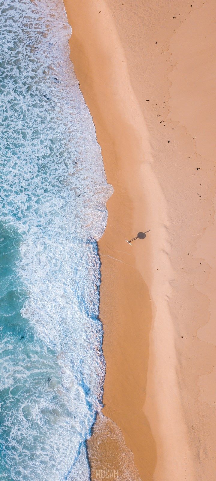 Beach, Blue, Water, White, Azure, Realme 7i wallpaper free download, 720x1600