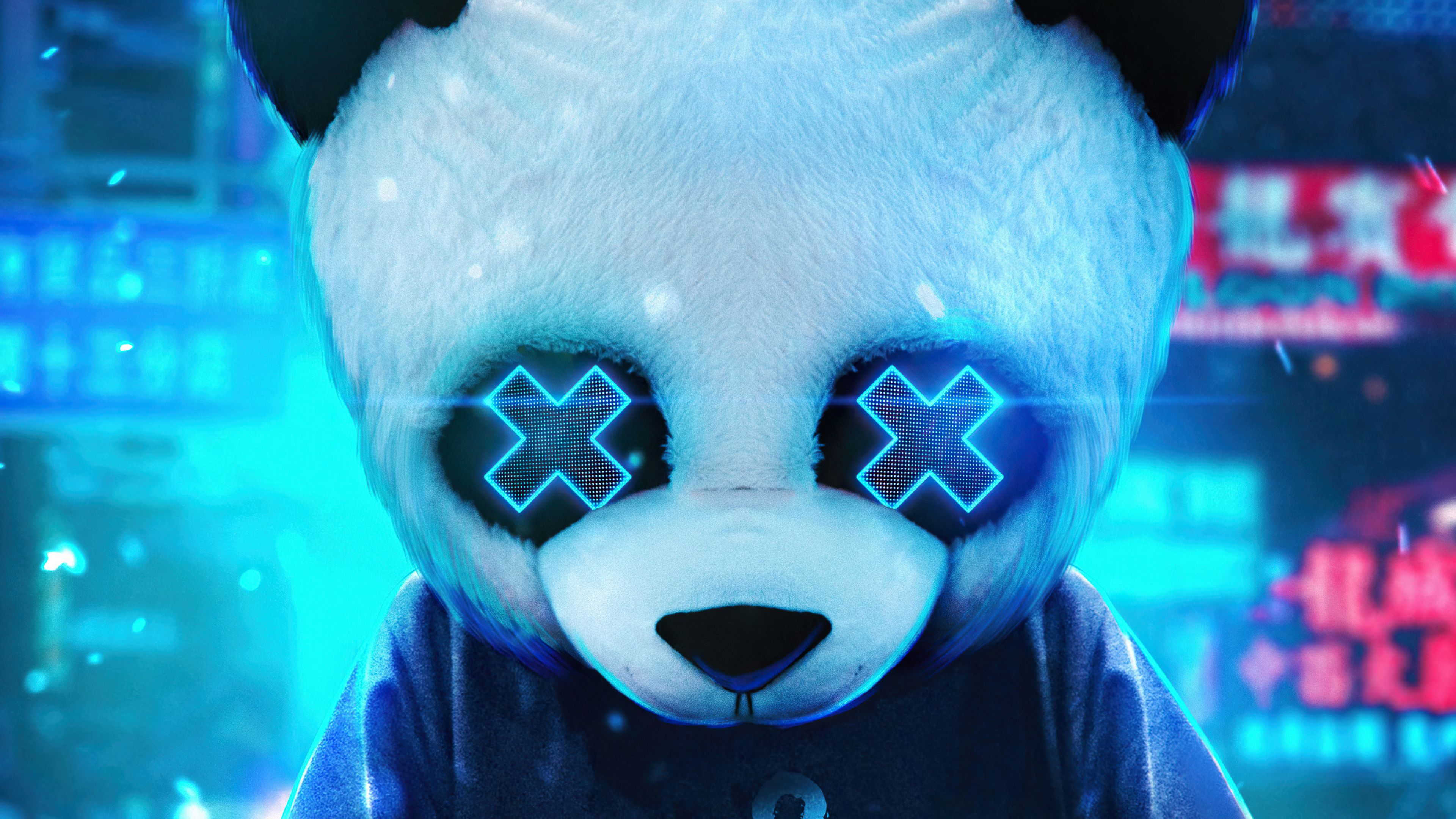 Panda Guy 4k, HD Artist, 4k Wallpaper, Image, Background, Photo and Picture