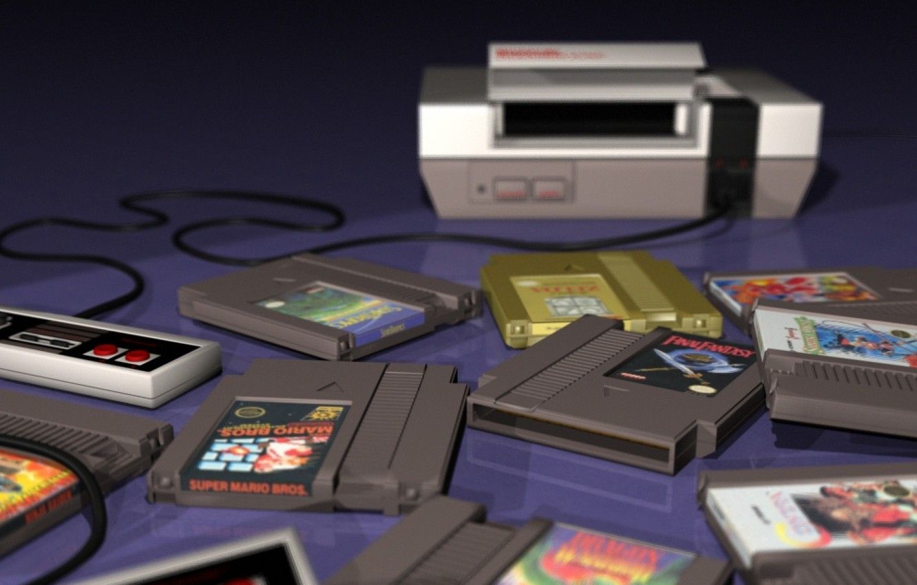 Wallpaper Games, NES, Famicom image for desktop, section рендеринг
