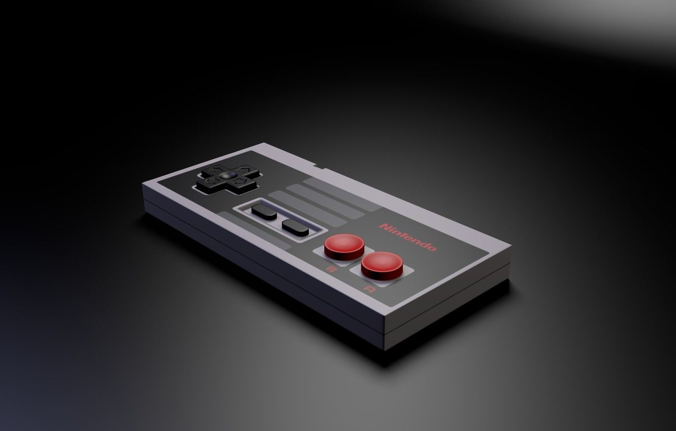 Wallpaper NES, Controller, Famicom image for desktop, section рендеринг