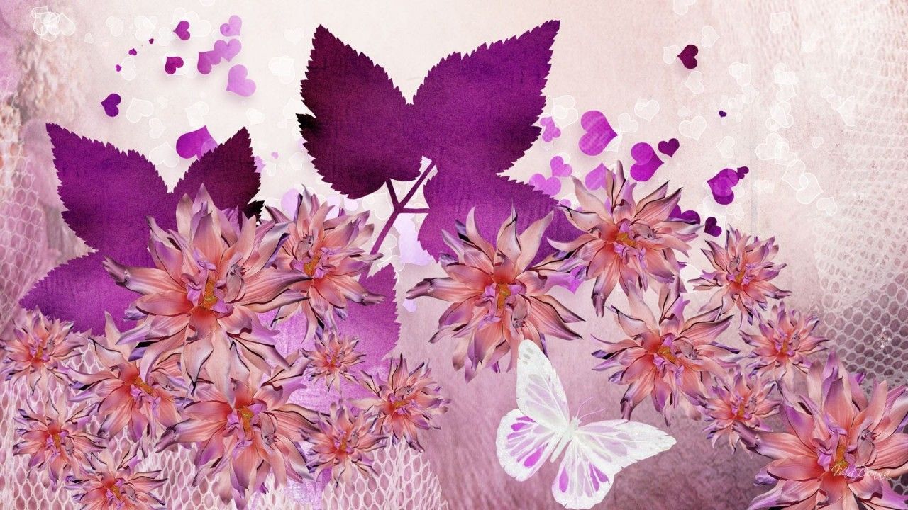 Cute Love animated, flowers, photo wallpaper. Cute Love animated, flowers, photo