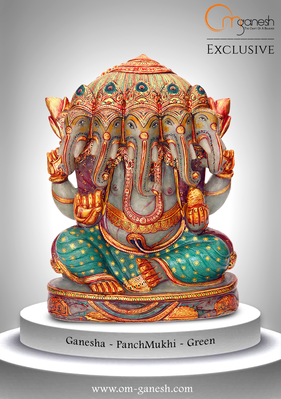 Each of the five heads of the Panchmukhi Ganesha idol stand for flesh body made of matter, the energy body, the me. Ganesha hindu, Ganesha, Ganesha picture