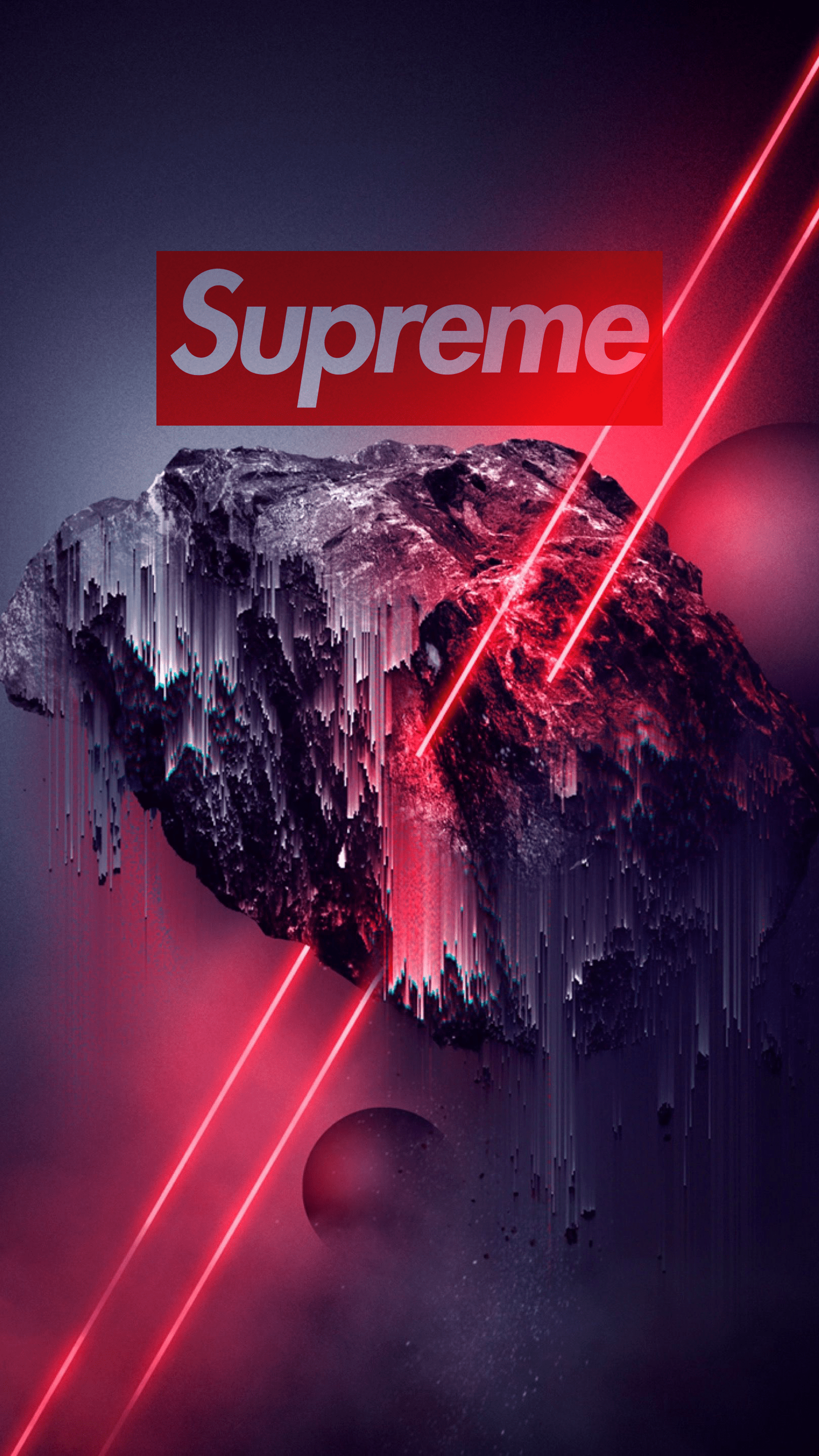 45+] Supreme iPhone Wallpapers Live
