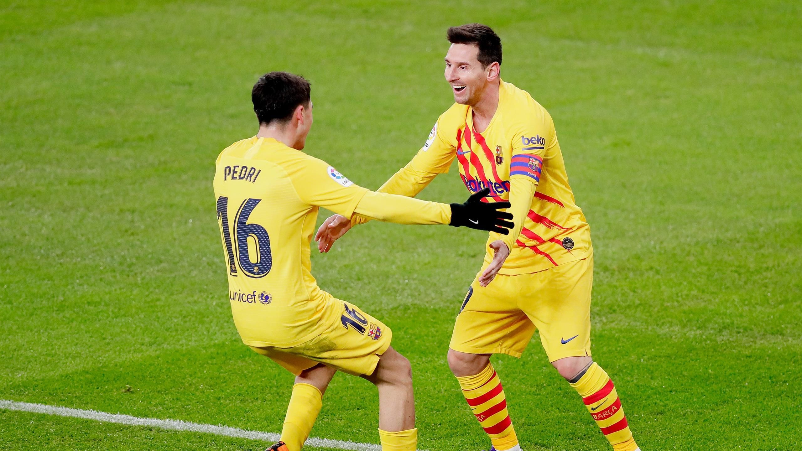 Lionel Messi and Pedri magic see Barcelona beat Athletic Club and move into third