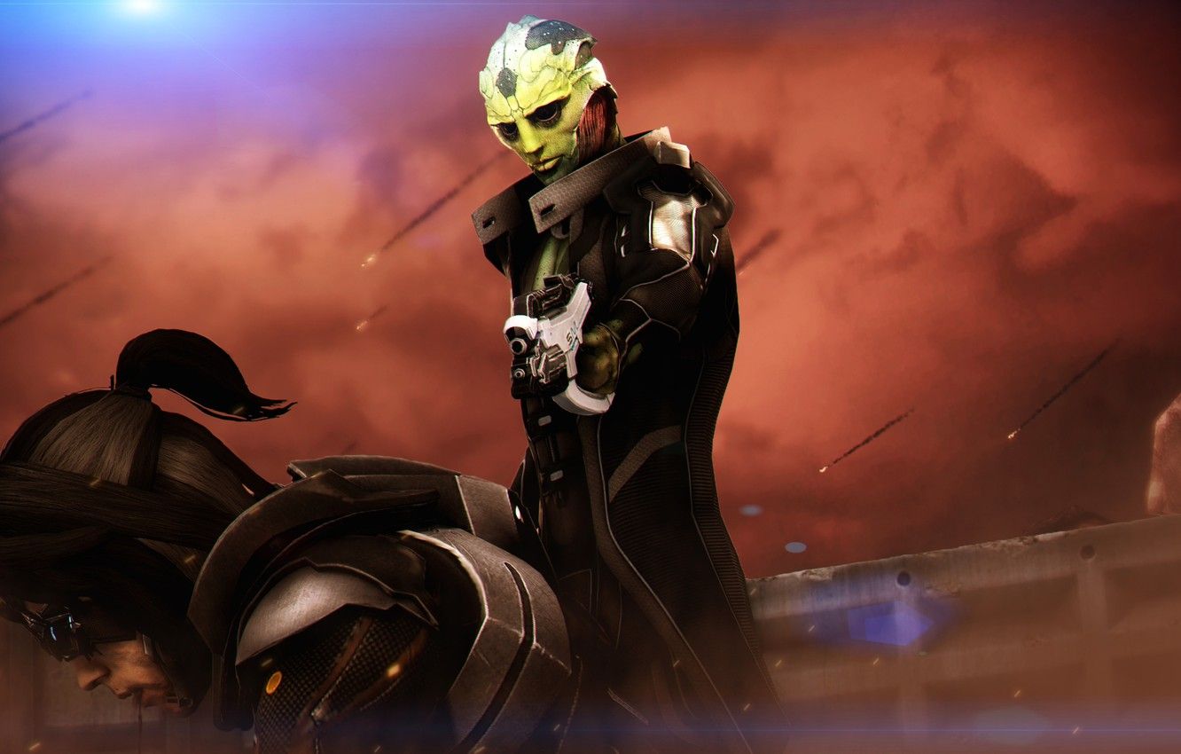 Wallpaper mass effect, Thane Krios, Drell, When The Leng image for desktop, section игры