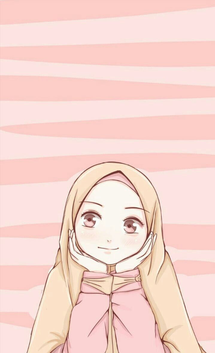 muslim wallpaper wallpaper. Anime art beautiful, Anime muslim, Hijab cartoon