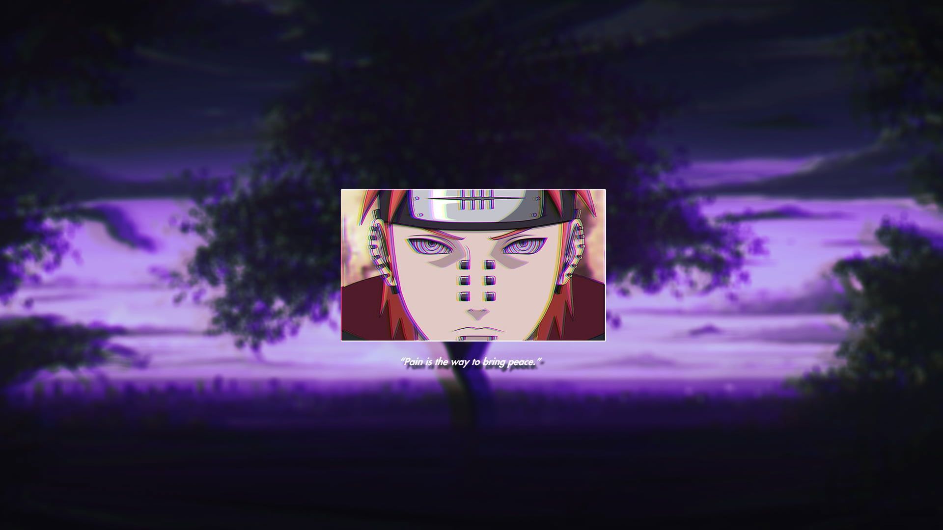Naruto (anime) wallpaper, purple background, VHS, anime boys, Rinnegan. Anime wallpaper 1920x Aesthetic anime, Anime background wallpaper