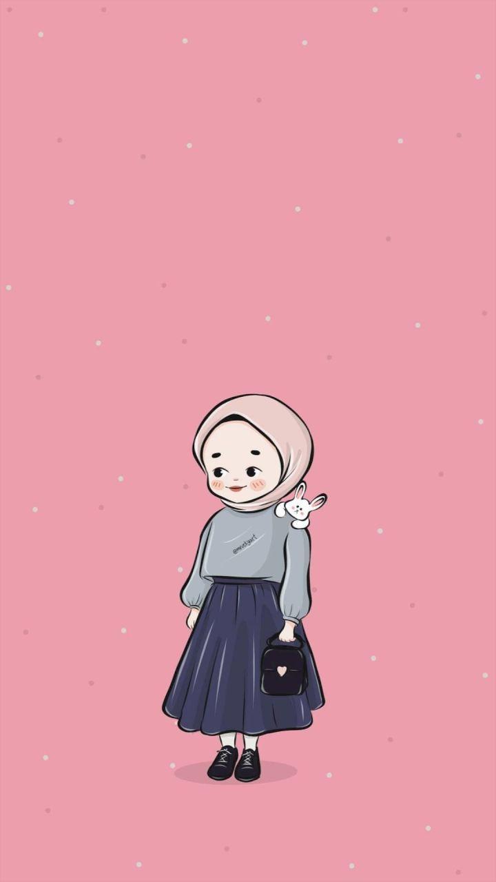 Hijab Anime Wallpaper Image for Android