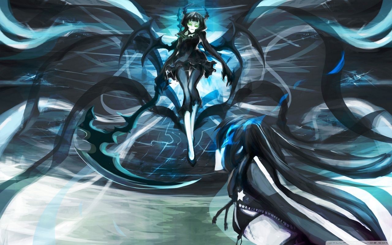 Anime Demon Girl With Scythe HD Wallpaper