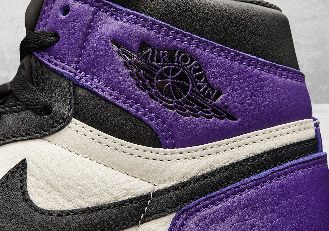 Jordan 1 Court Purple Wallpaper