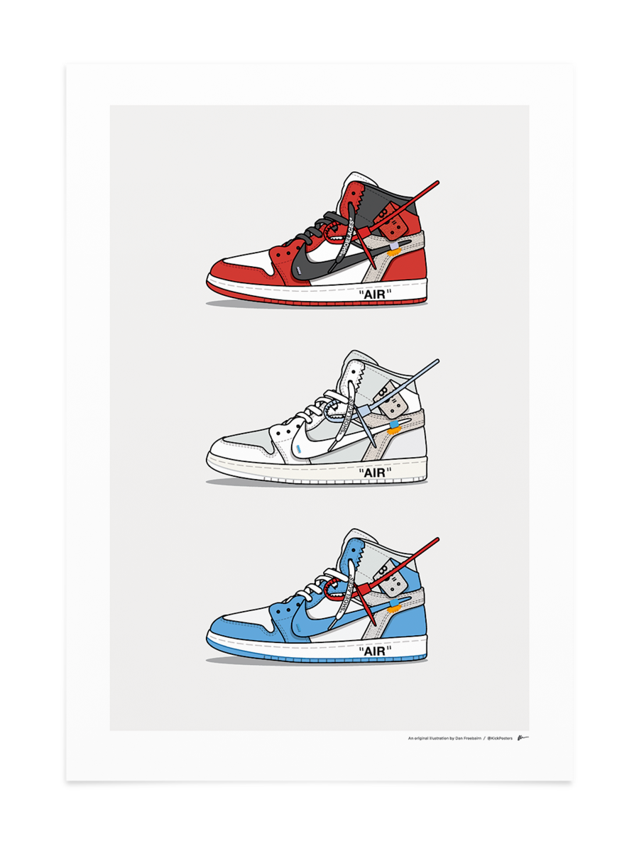 Off White Jordan 1 Phone Wallpaper