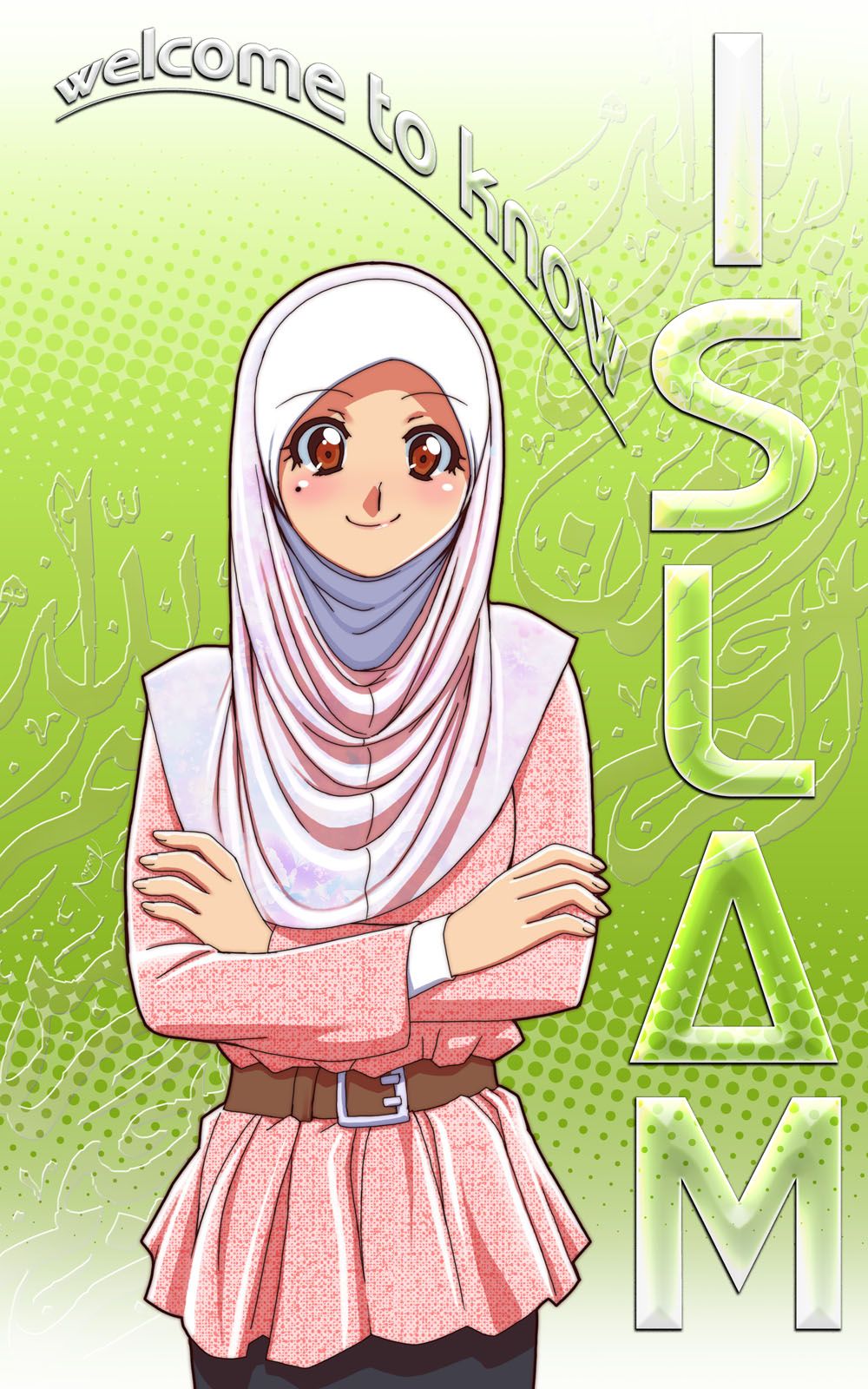 Muslimah Anime Girl Wallpaper Wallpaper HD