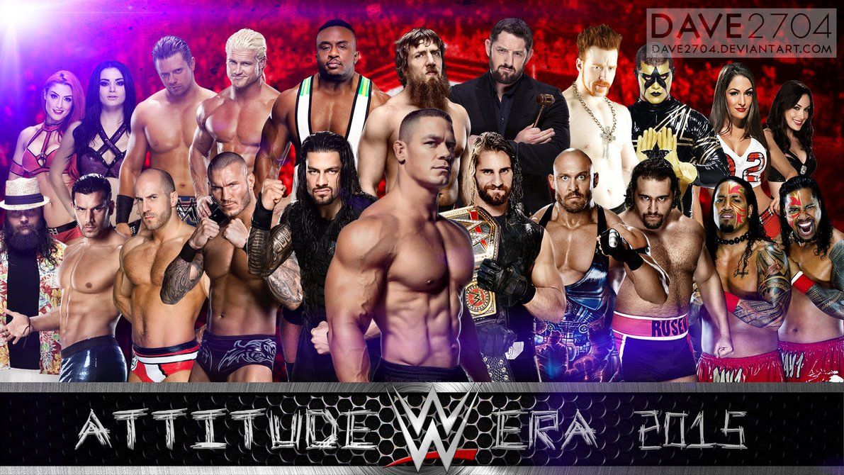 Free download WWE Attitude Era 2015 Wallpaper by dave2704 [1191x670] for your Desktop, Mobile & Tablet. Explore Wwe Superstars 2015 Wallpaper. Wwe Wallpaper, Wwe Wallpaper Free, Undertaker Wallpaper