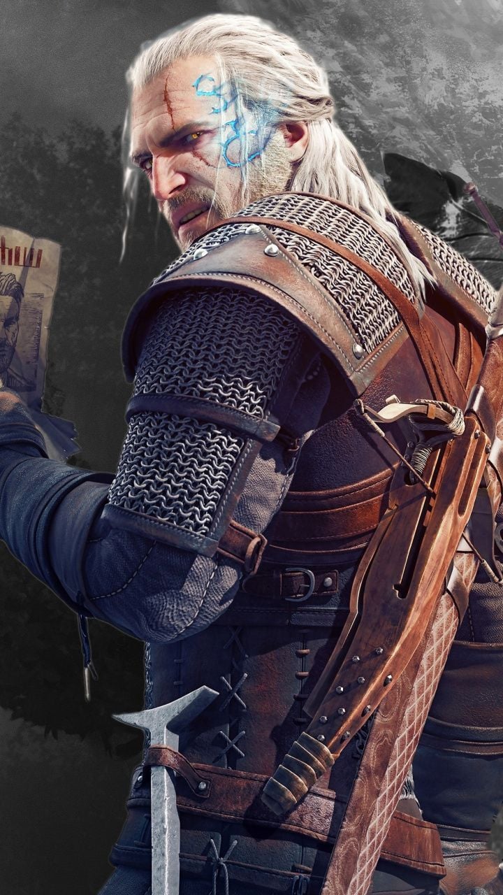 Witcher Geralt Phone Wallpapers Wallpaper Cave   Wp8408981 