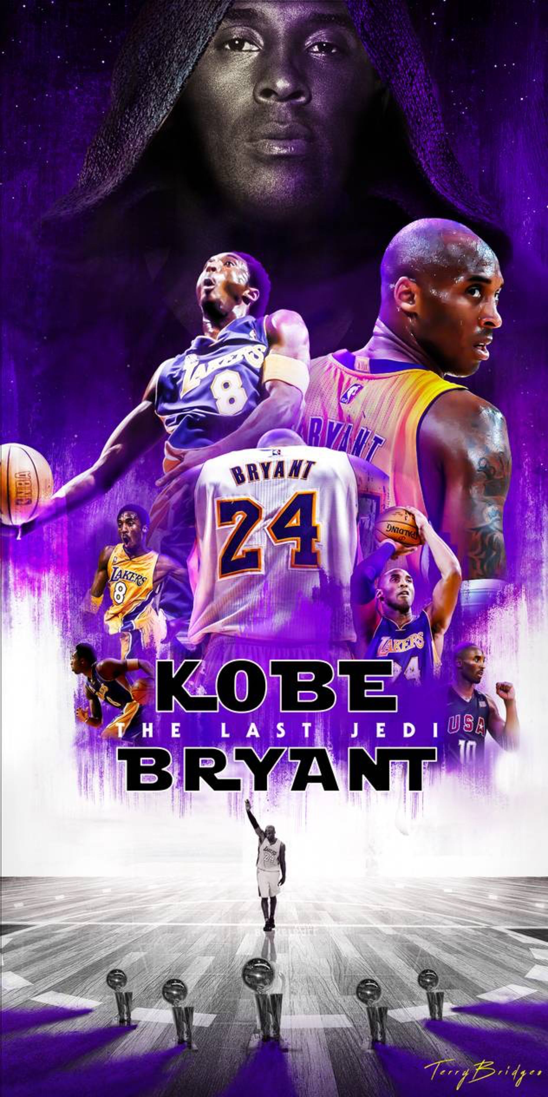 Kobe Bryant: The Last Jedi By HZ Designs. Kobe Bryant Wallpaper, Kobe Bryant Picture, Lakers Kobe
