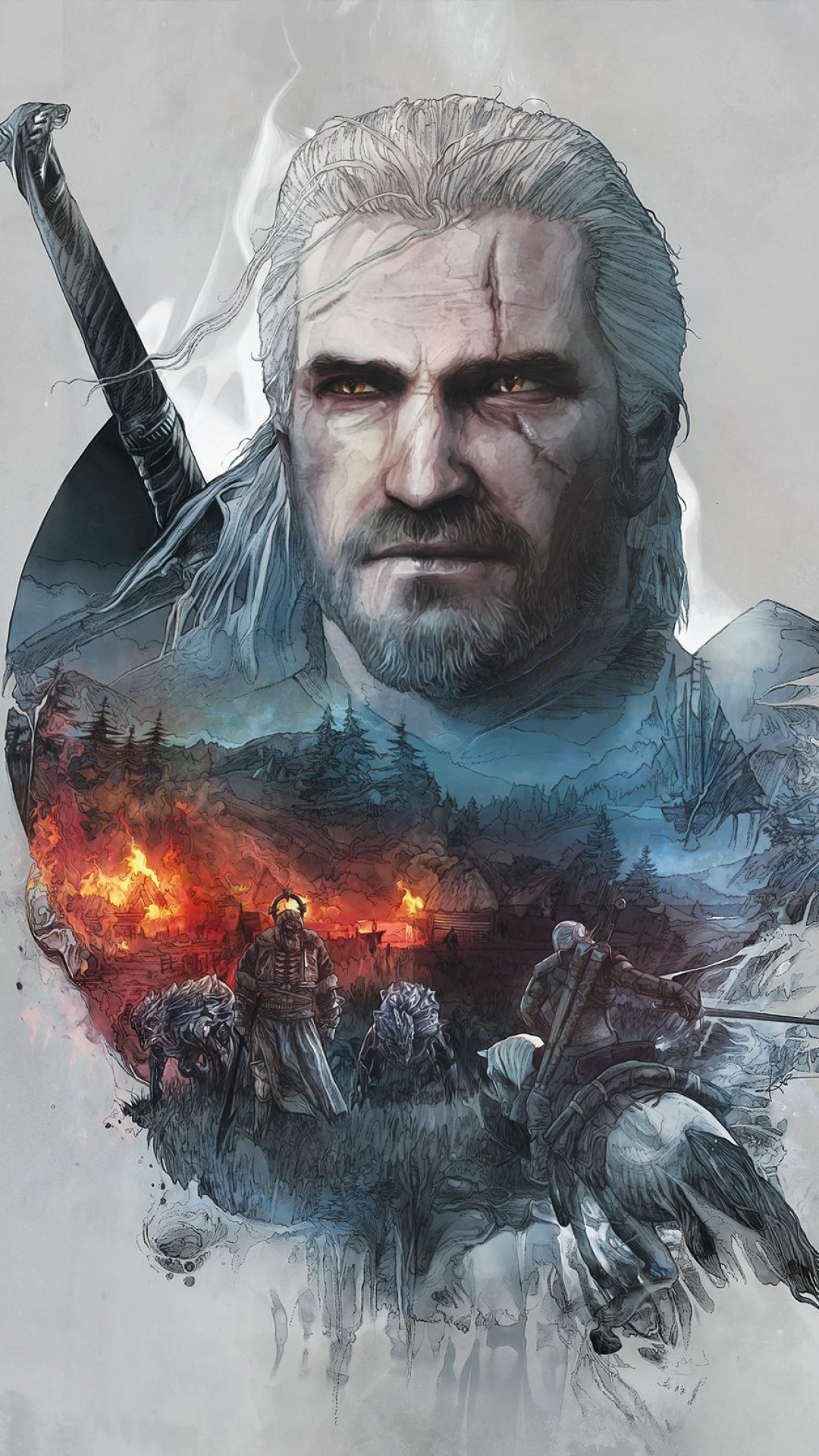 The Witcher 3 Phone Wallpaper
