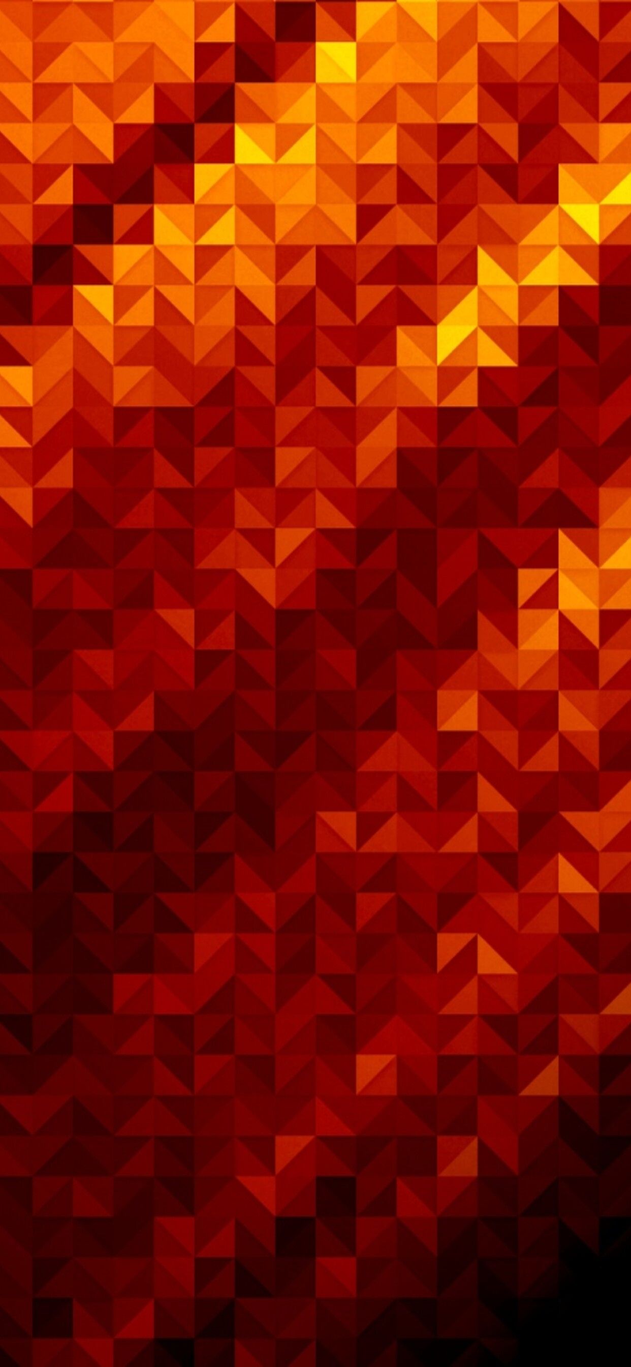 Abstract orange and purple wallpaper