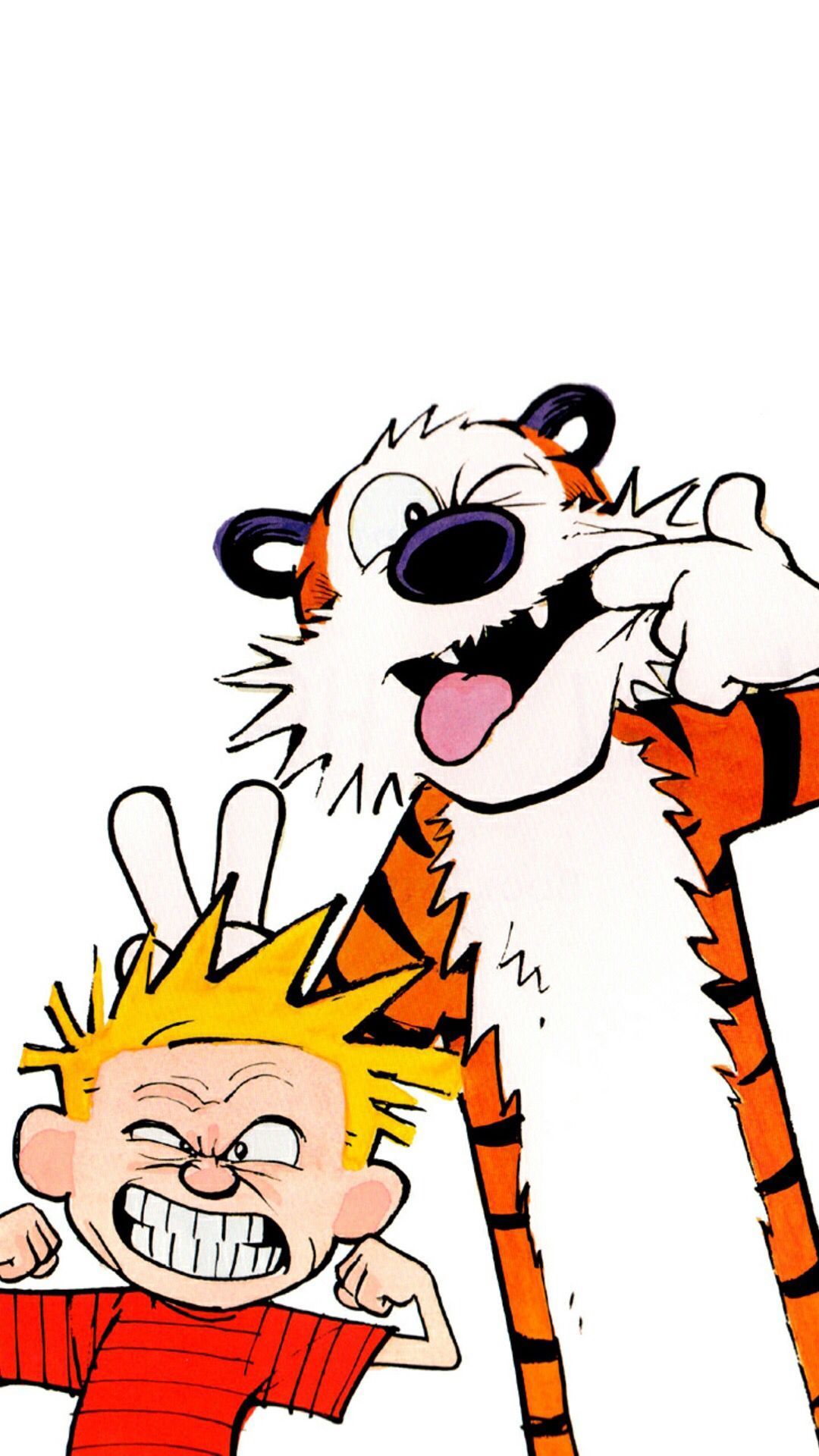 Calvin and hobbes tiger cartoon HD phone wallpaper  Peakpx