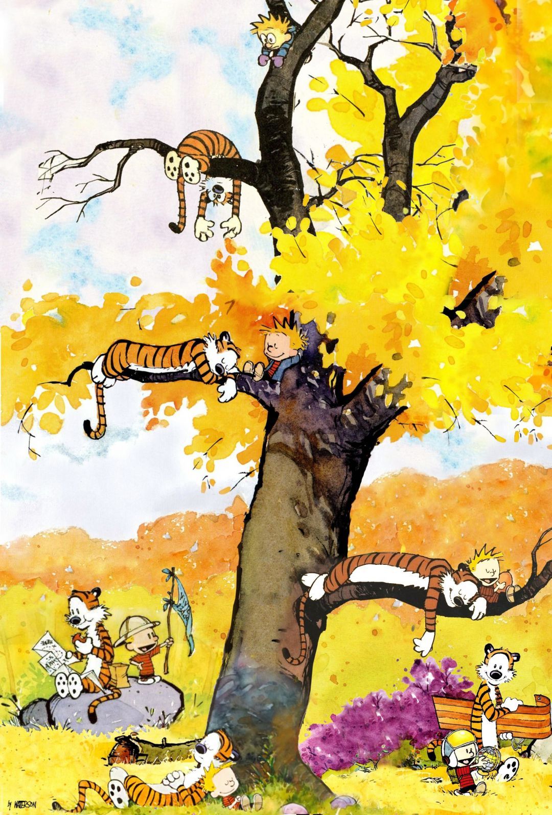 Calvin and Hobbes iPhone, iPhone, Desktop HD Background / Wallpaper (1080p, 4k) (2034x3000)