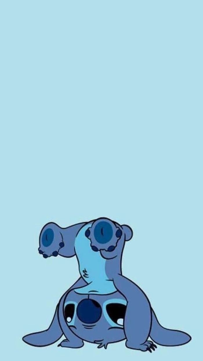 Aesthetic Tumblr Cute Stitch Wallpaper Blue