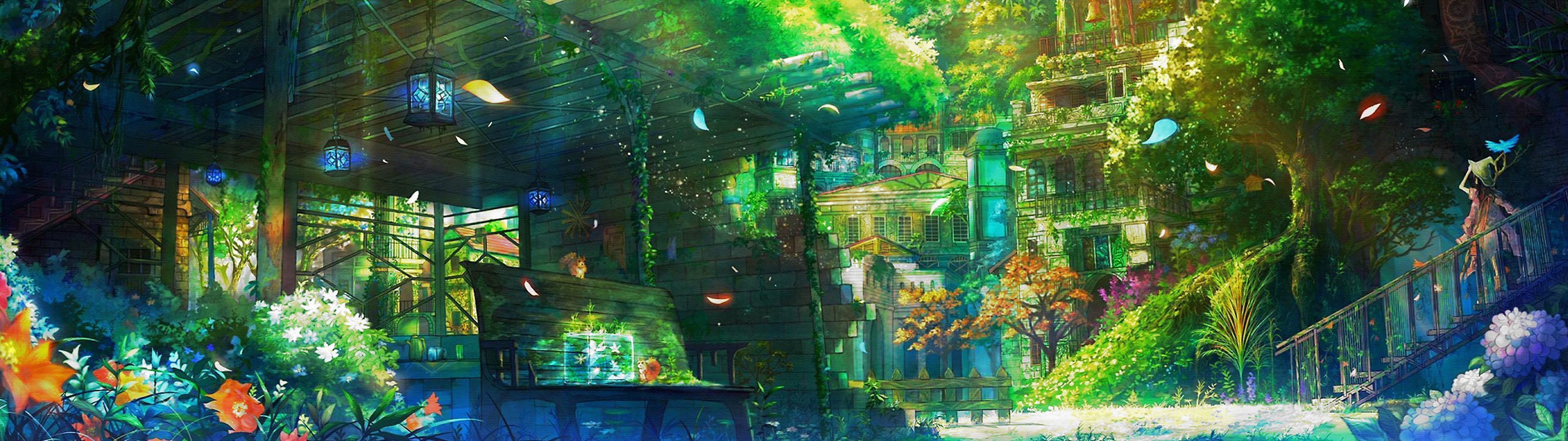 Green Anime Wallpaper