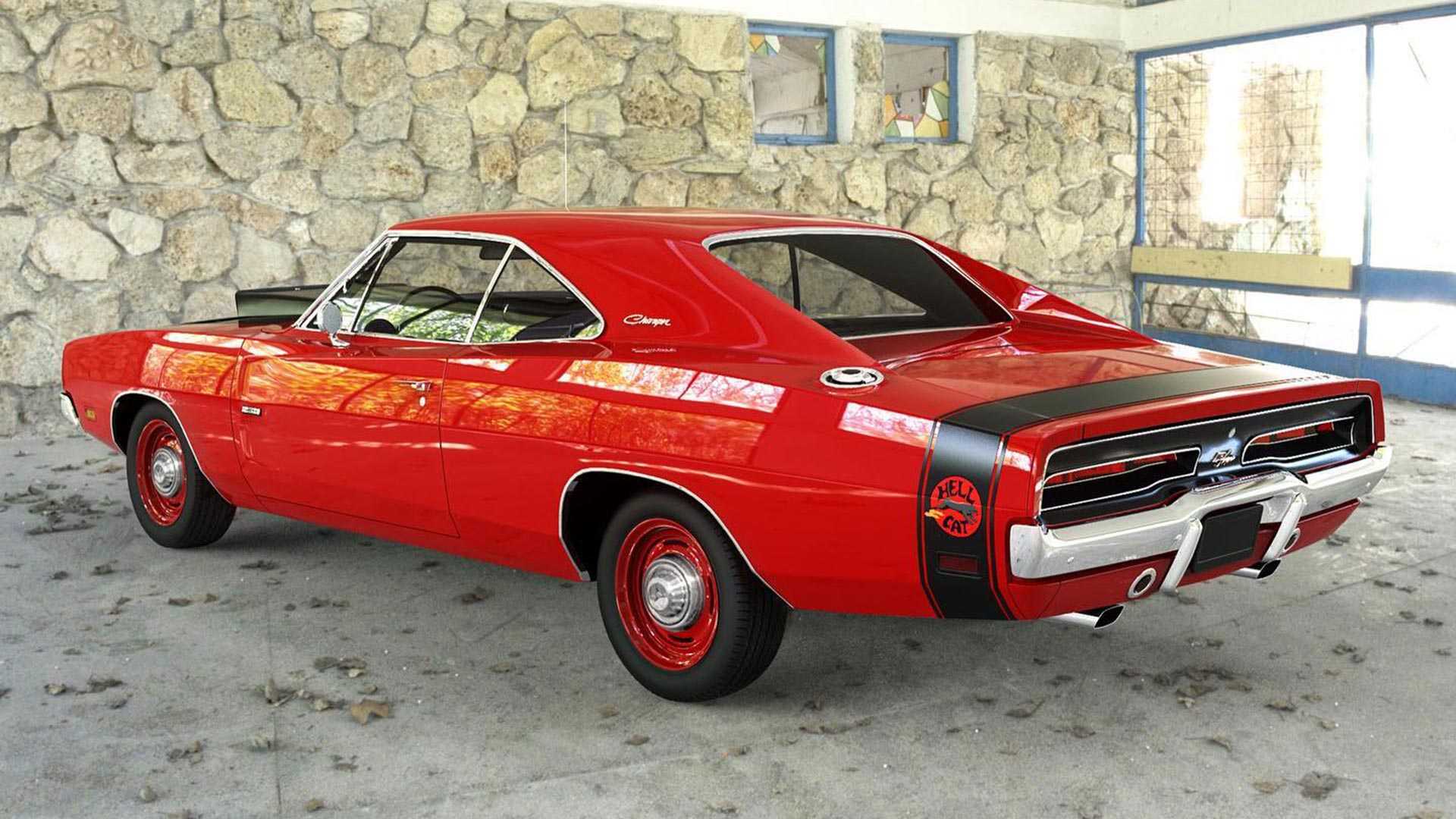 Charger R T Hellcat Imagines A Muscle Car That Never Was