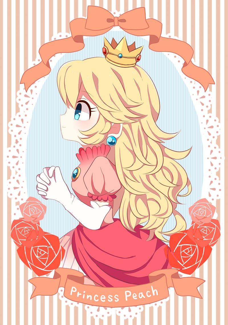 Cute Anime Princess Peach