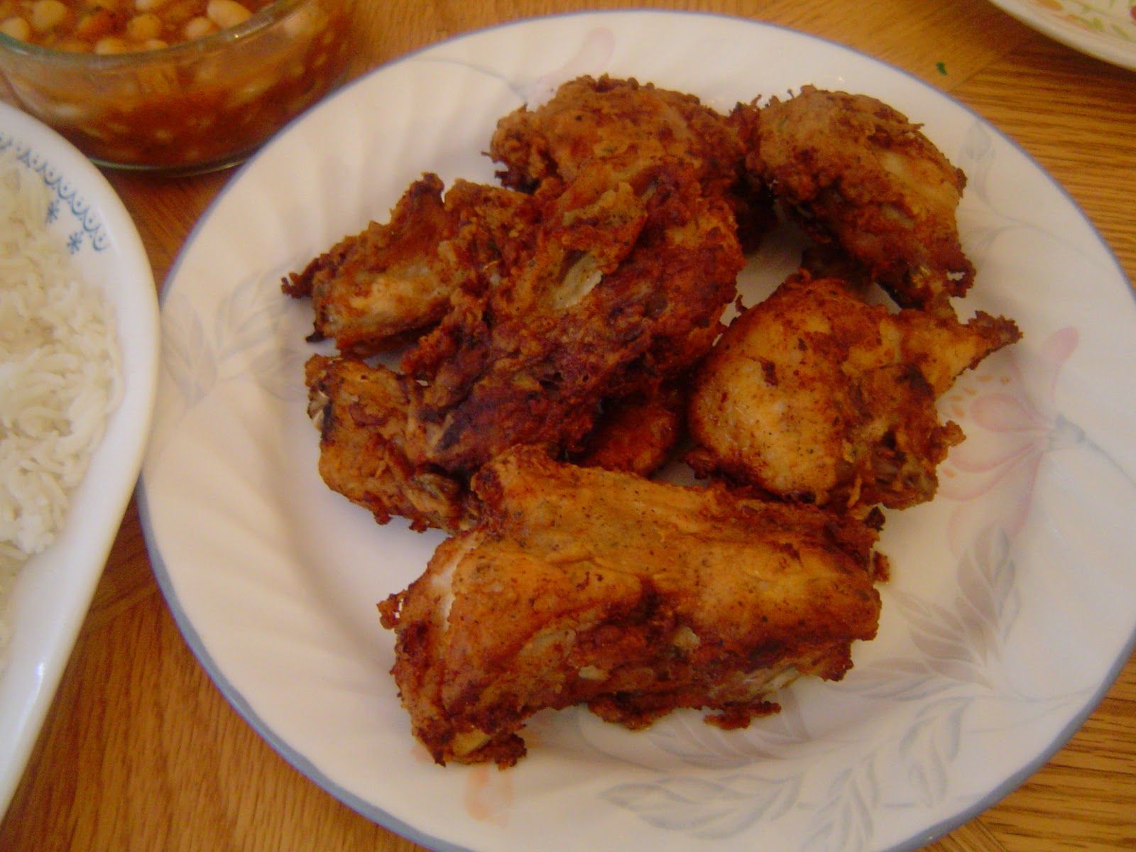 pakistani home cooking: Karachi broast chicken[fry chicken]