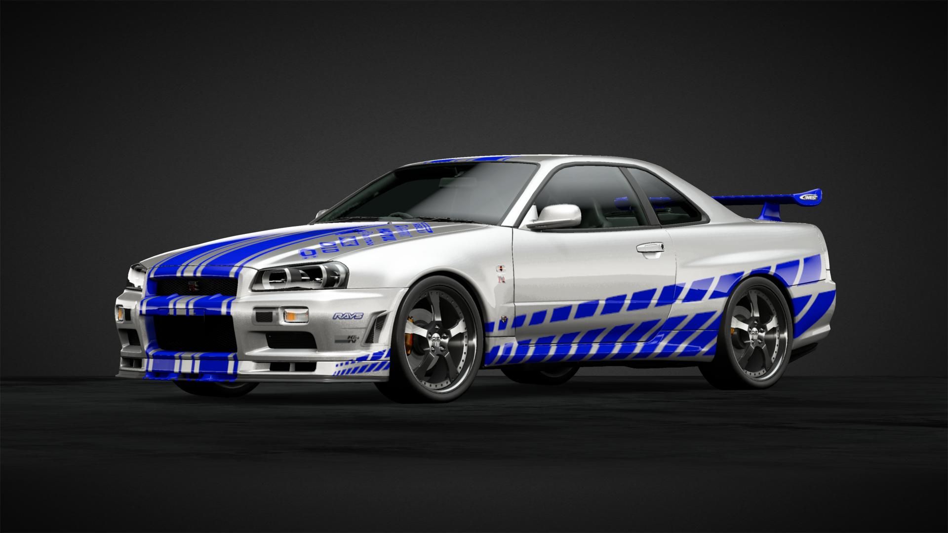 Beautiful Nissan GT-R R34 owned by Paul Walker