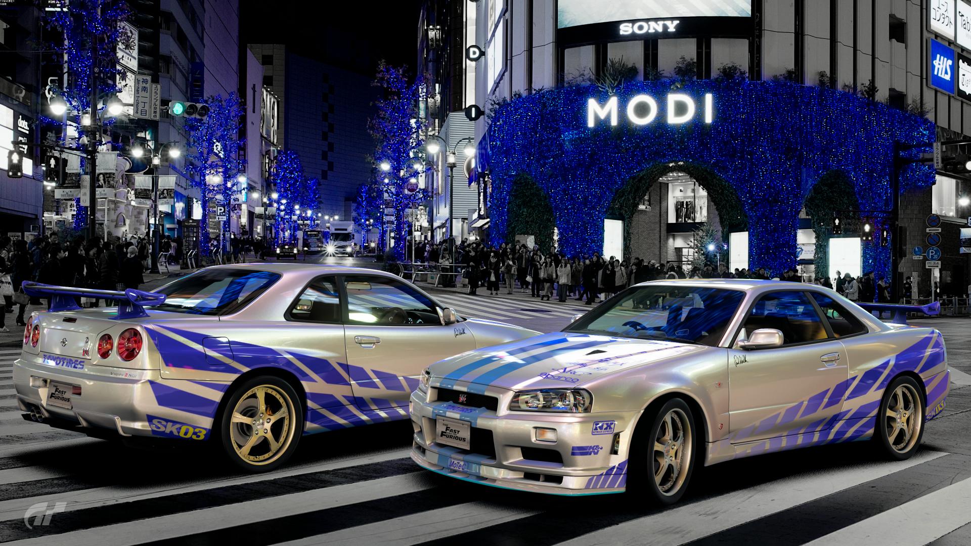 Gt-R R34 Paul Walker Wallpaper