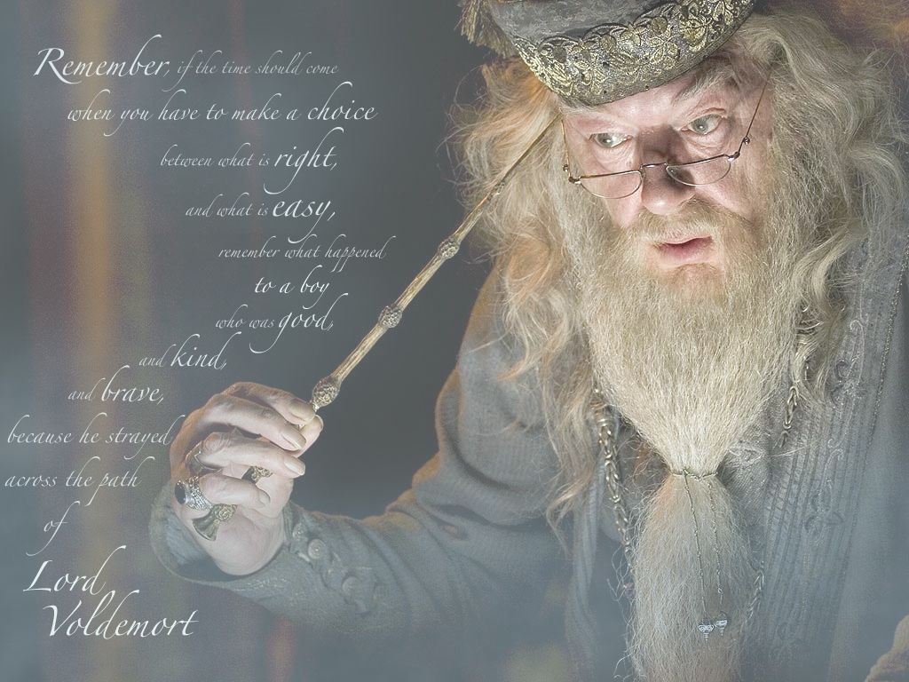 Dumbledore Wallpaper Harry Potter Quotes