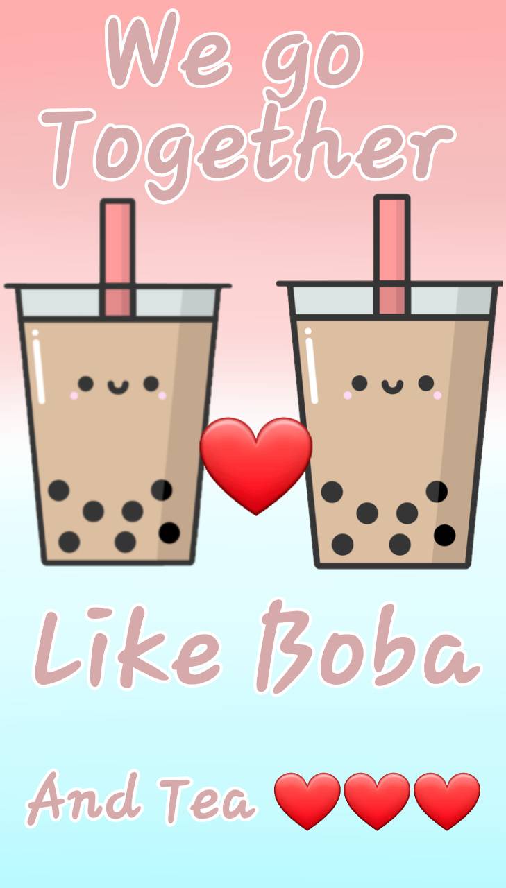 Boba and Tea wallpaper
