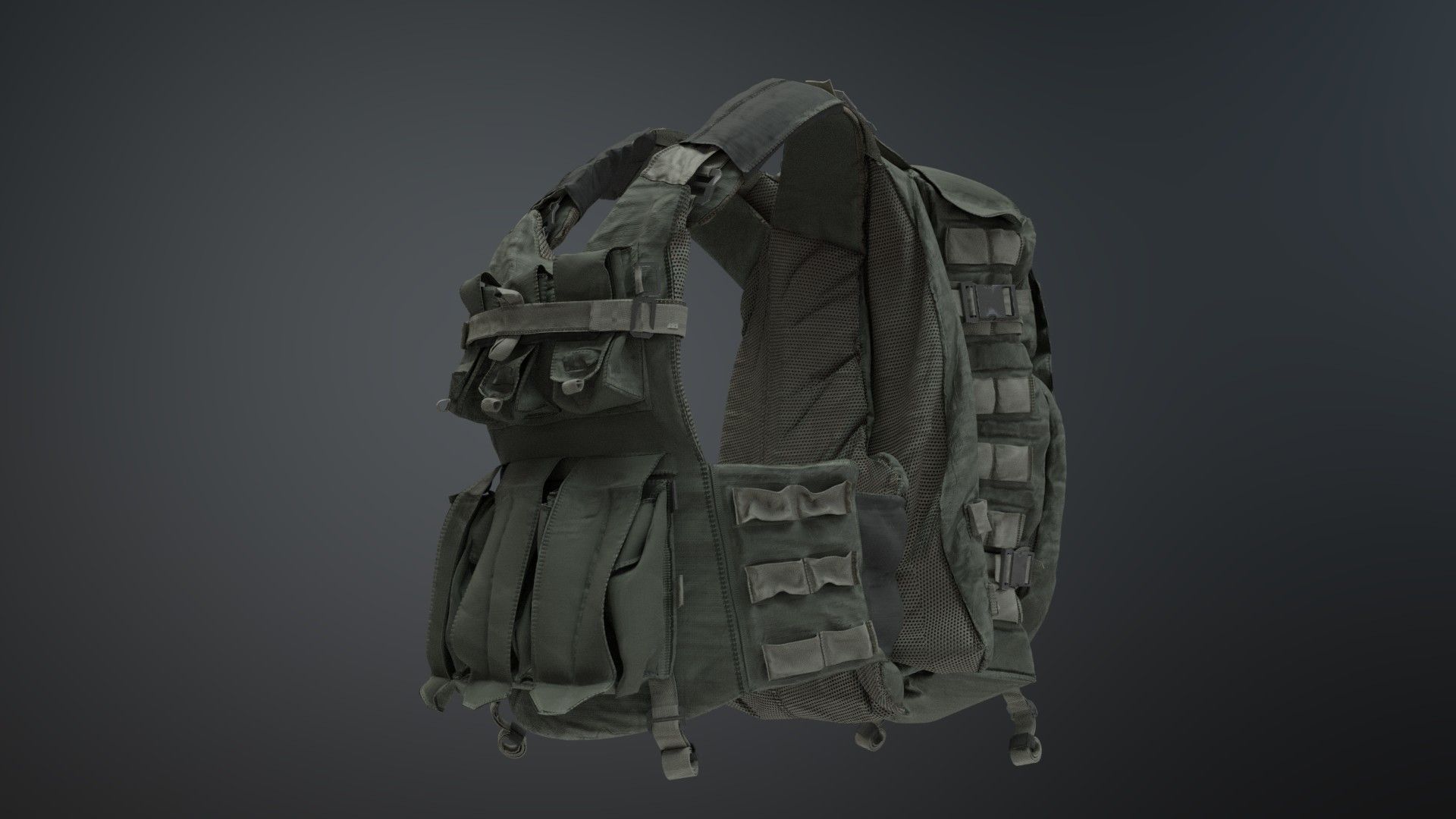 Albin Merle vest backpack