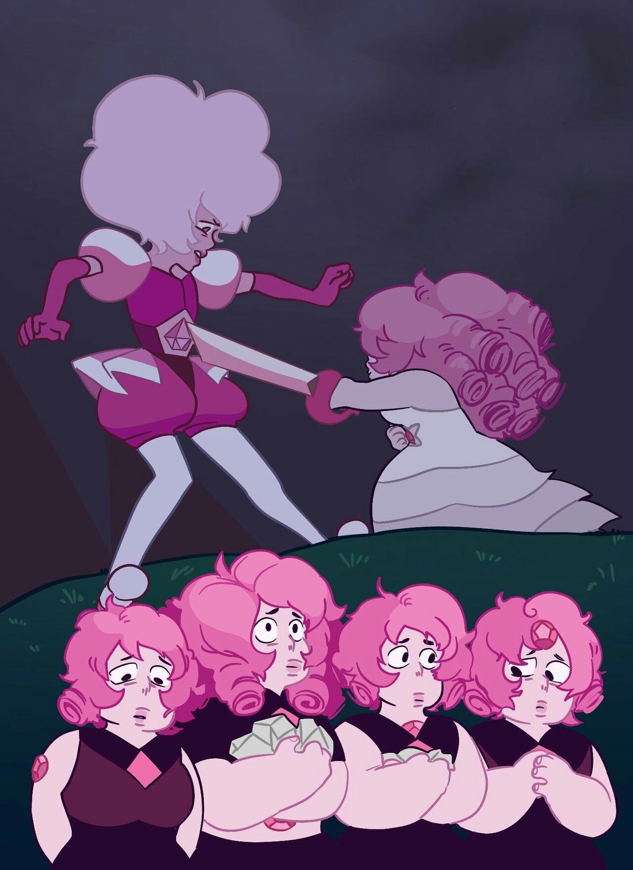 The real Rose Quartz. Steven universe gem, Pink diamond steven universe, Steven universe movie
