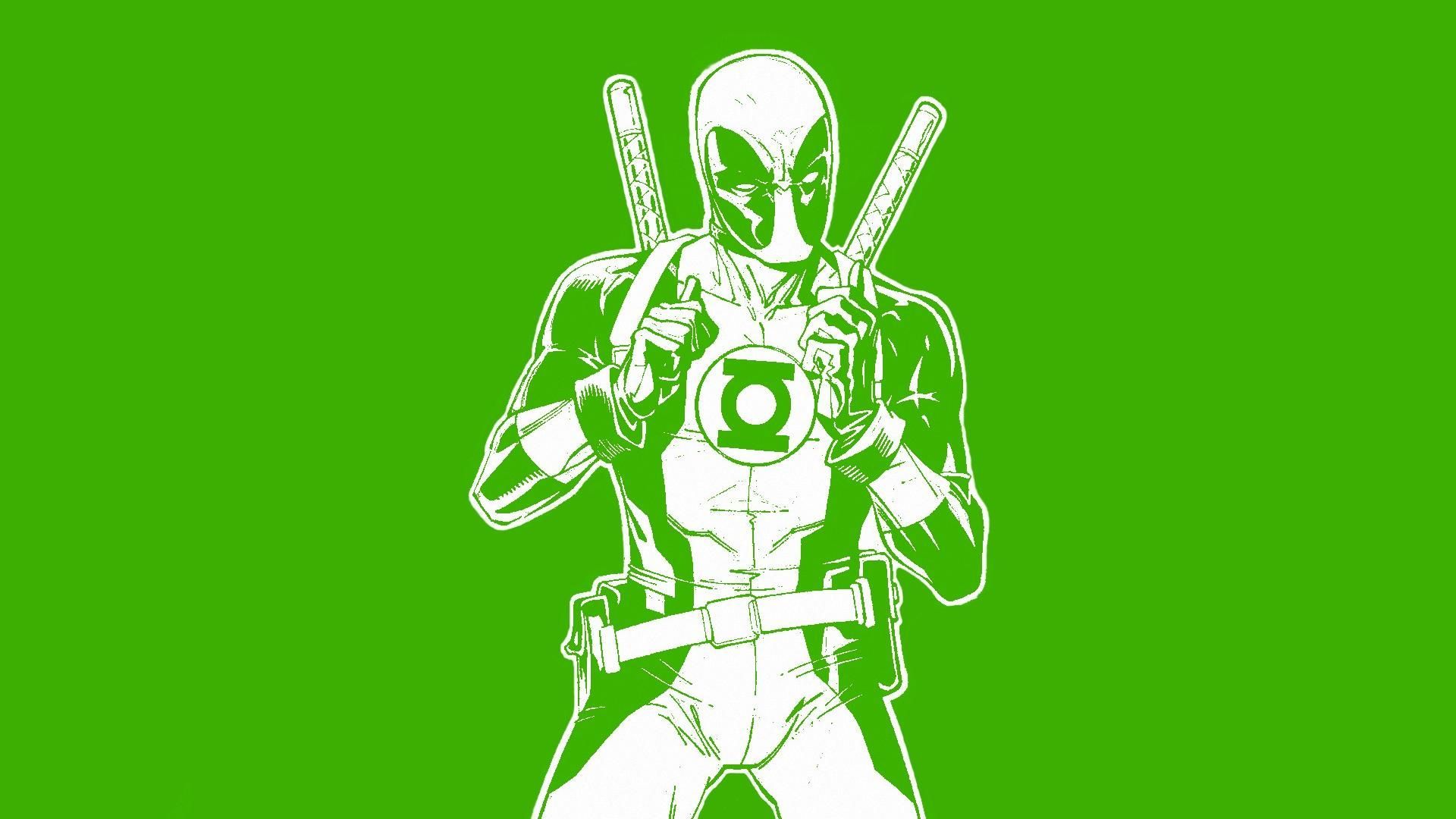 Green Lantern Deadpool Wallpaper Free Green Lantern Deadpool Background