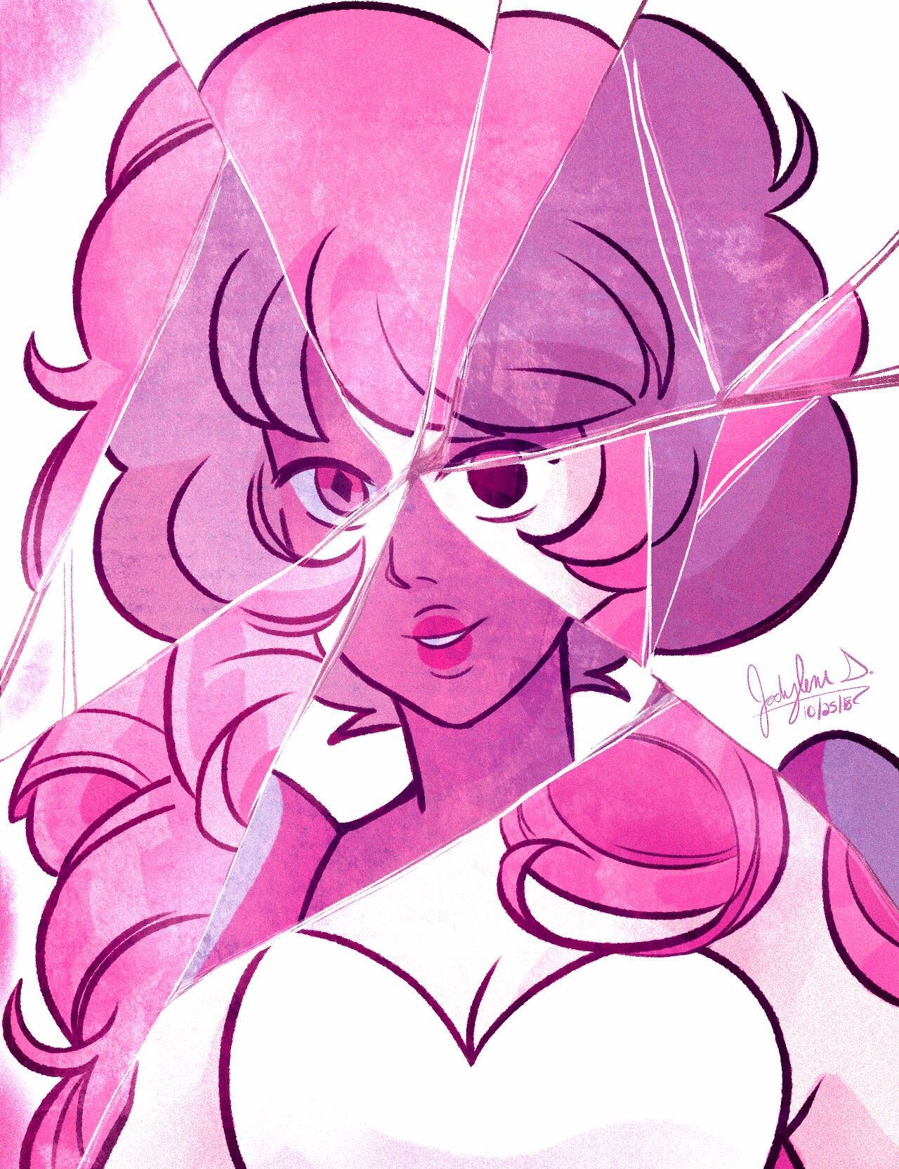 Rose Quartz Pink Diamond. Steven Universo Desenho, Desenhos Do Universo, Steven Universe