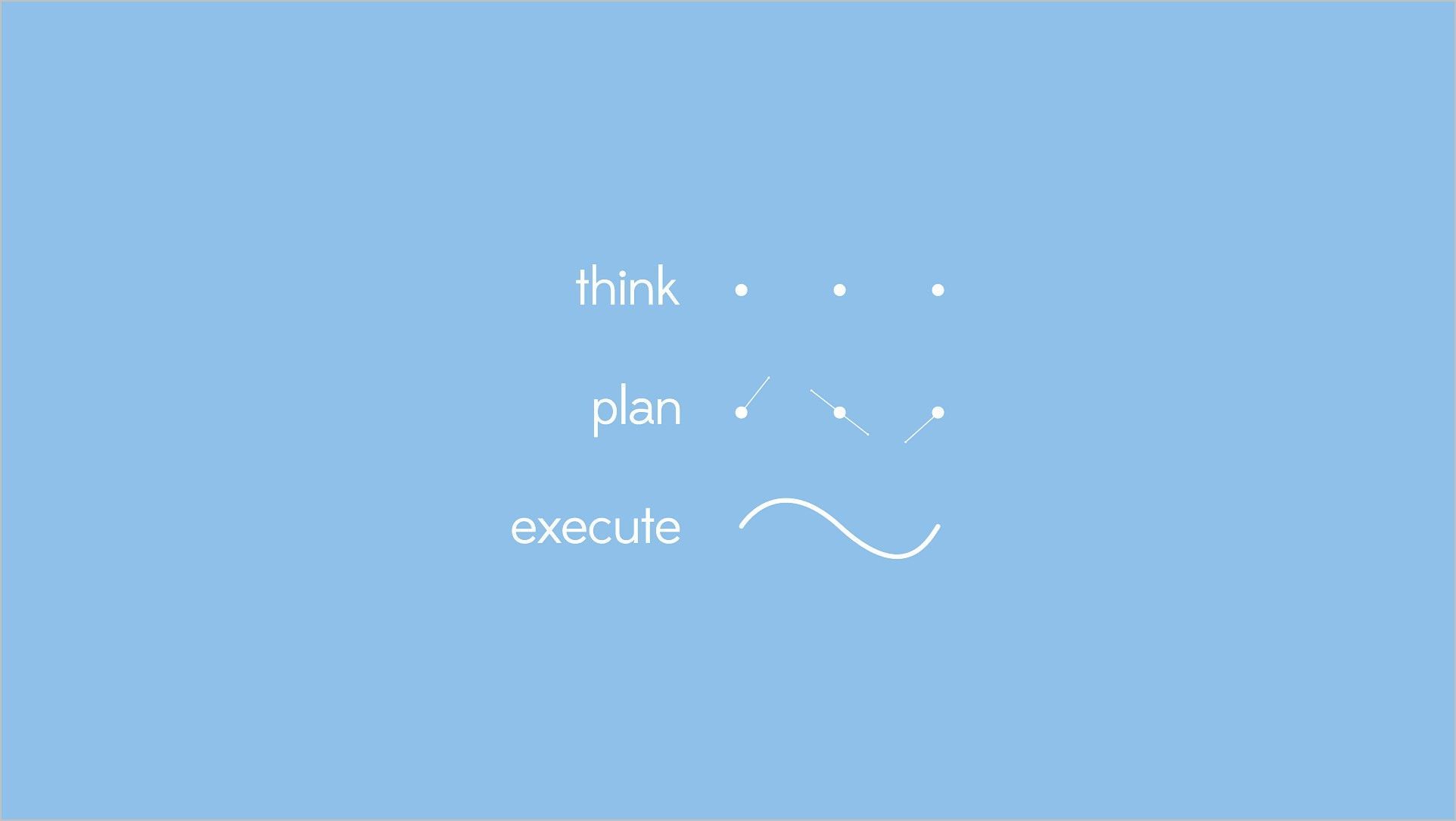 Think Plan Execute Wallpaper 4k. How to plan, Wallpaper, Execution