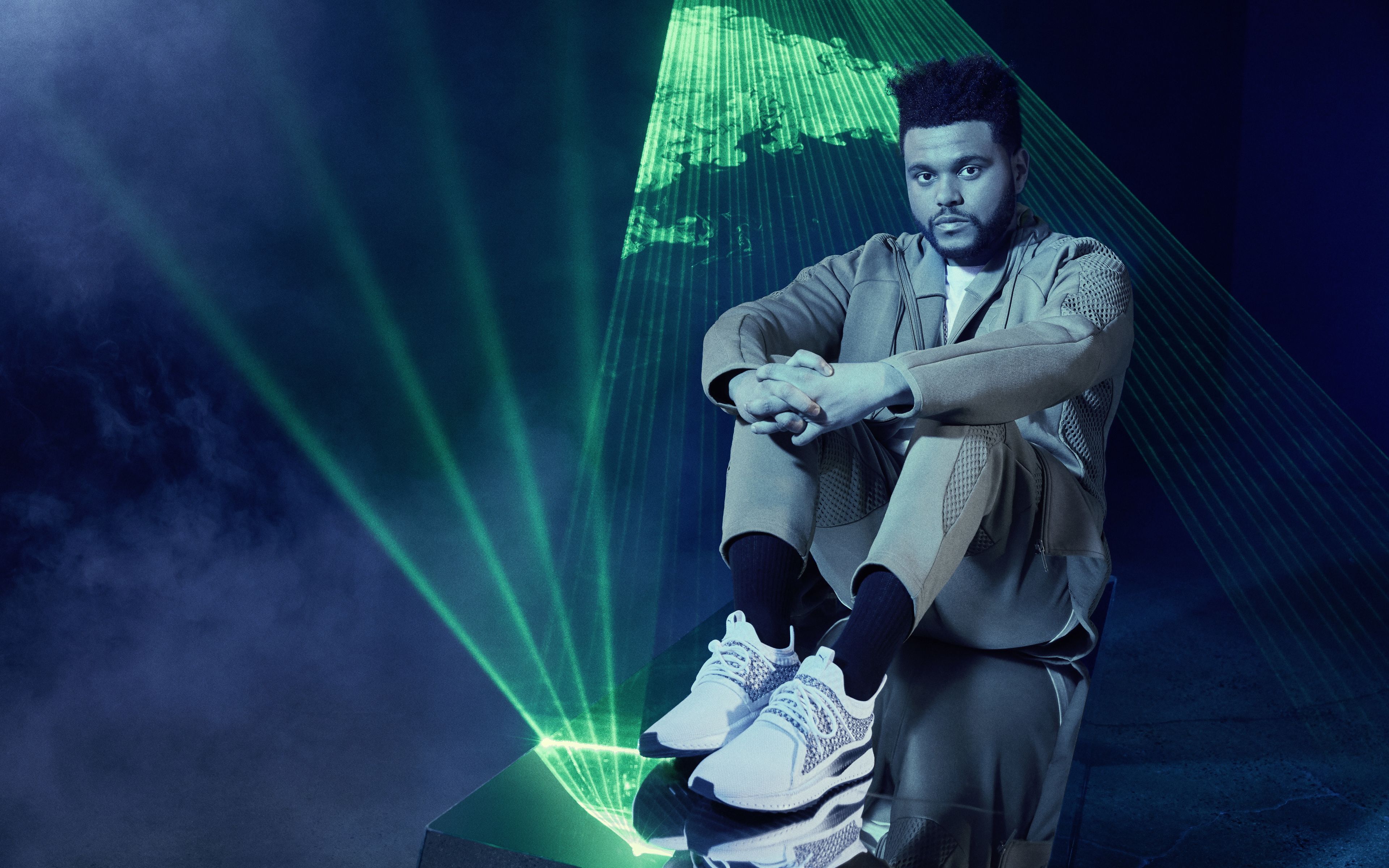 Download wallpaper The Weeknd, 4k, Puma, photohoot, Abel Tesfaye, canadian singer, superstars, guys, celebrity for desktop with resolution 3840x2400. High Quality HD picture wallpaper