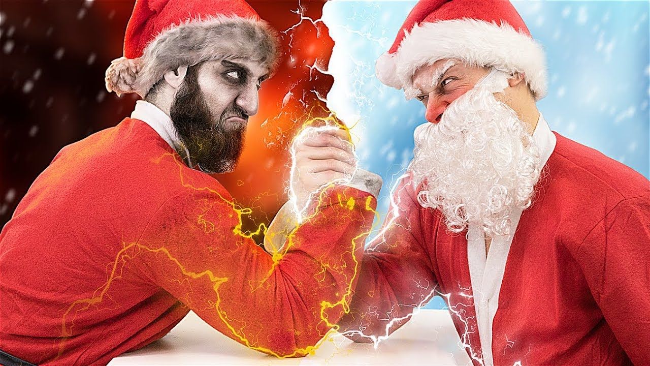 Good Santa vs Bad Santa