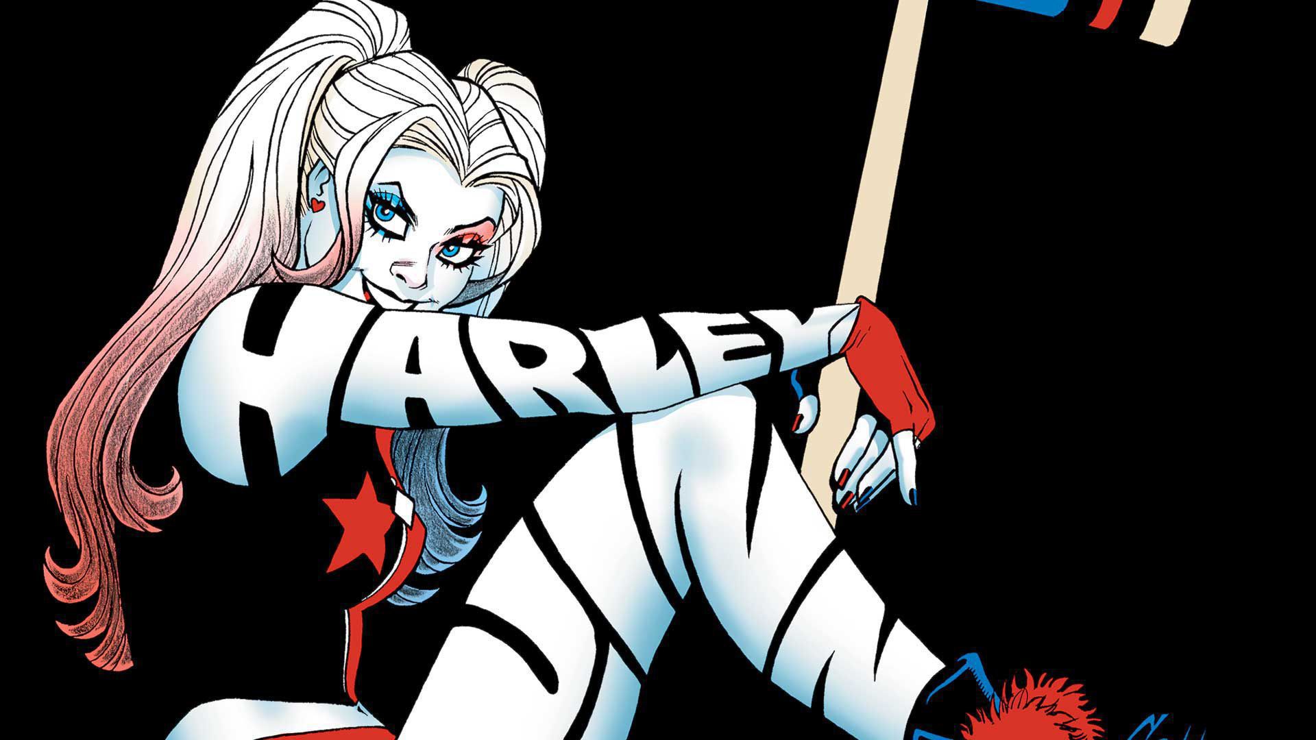 Harley Quinn Comics Background HD Wallpaper