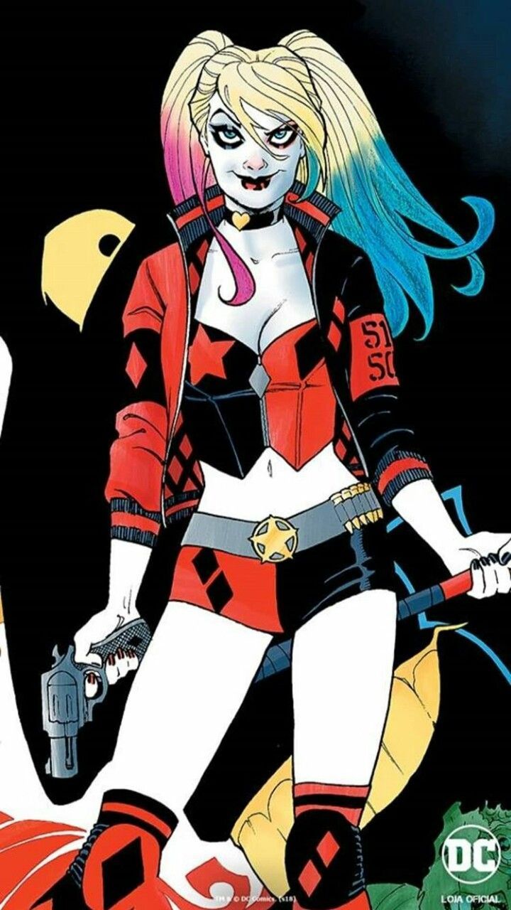 Harley Quinn Cartoon Wallpaper HD