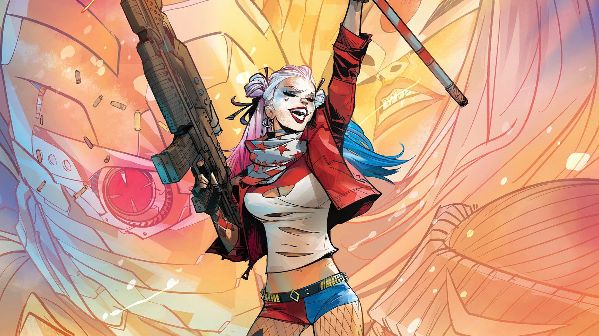Harley Quinn Comic Art, HD Superheroes, 4k Wallpaper, Image, Background, Photo and Picture