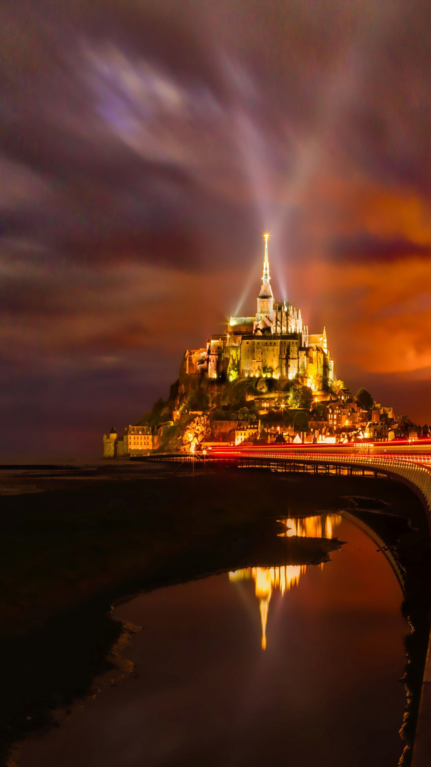 8k Wallpaper Mont Saint Michel
