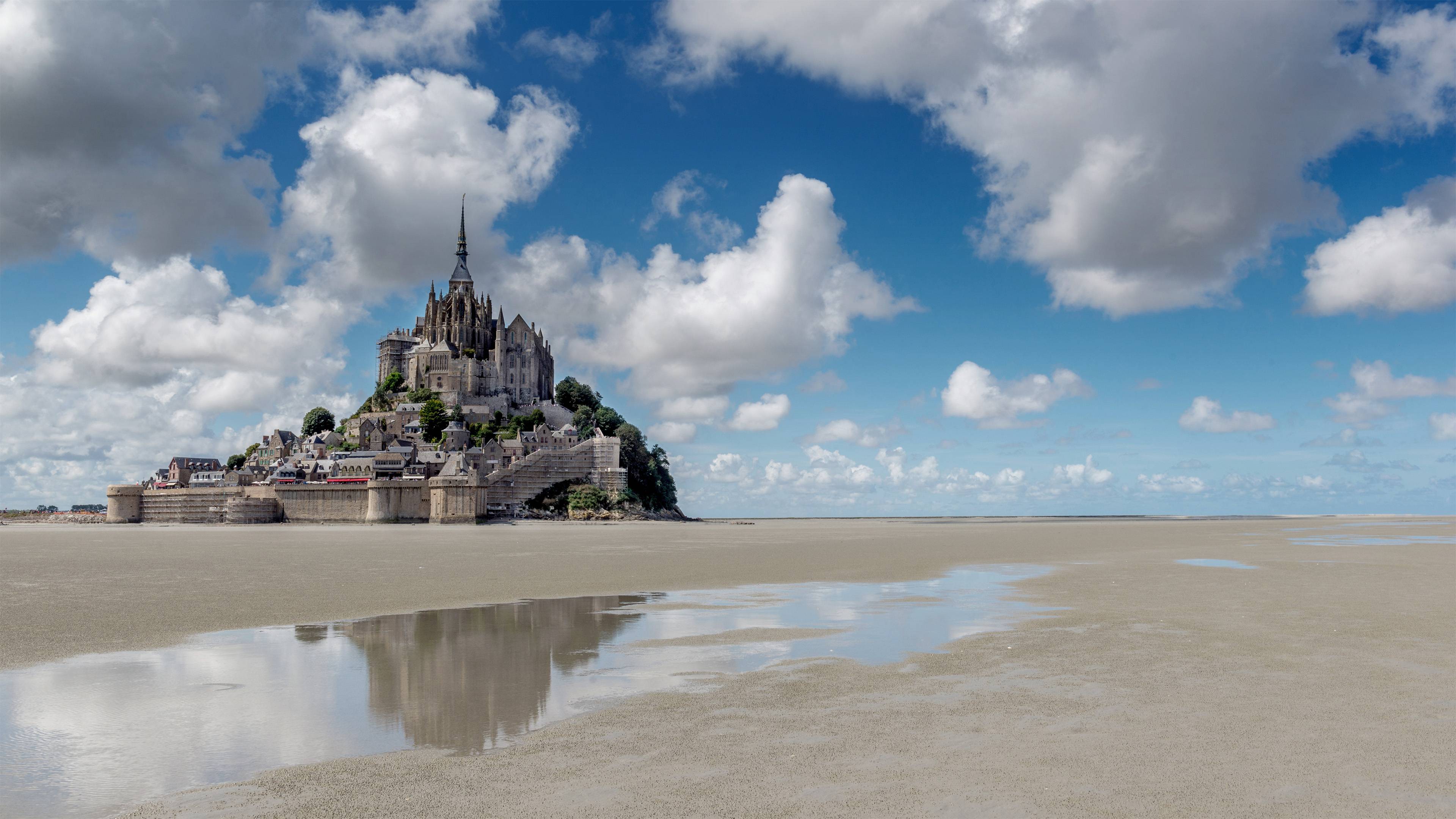 Mont Saint Michel, France [3840x2160], WQHD_Wallpaper