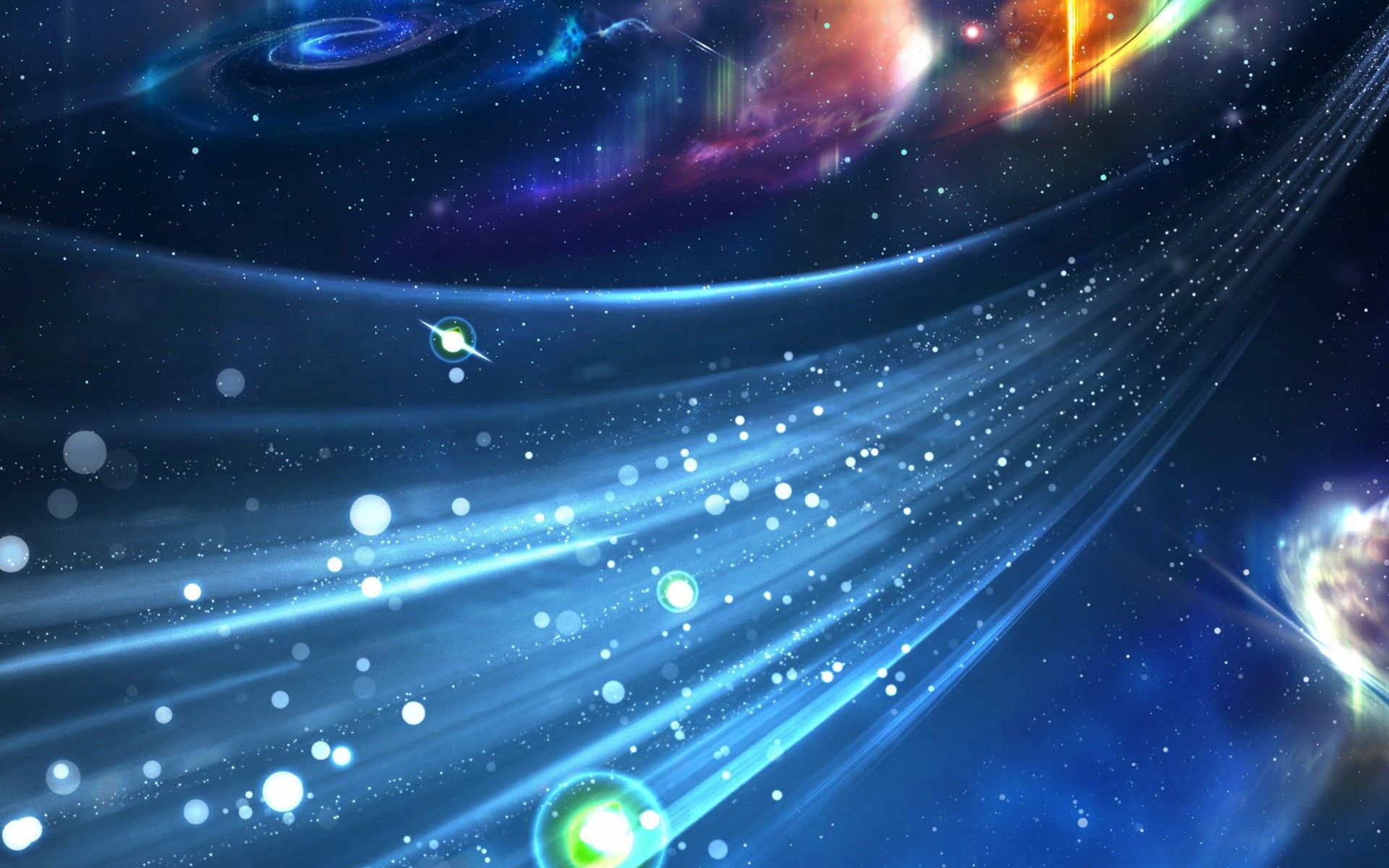 Space travel, universe, lights wallpaper. Space travel, universe, lights