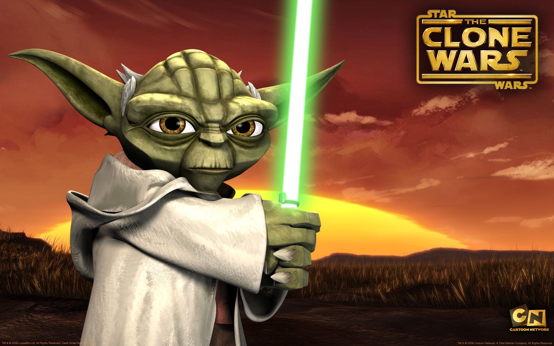 Star Wars The Clone Wars Master Yoda HD Wallpaper