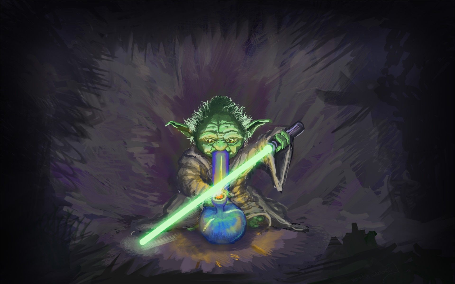 Yoda Background