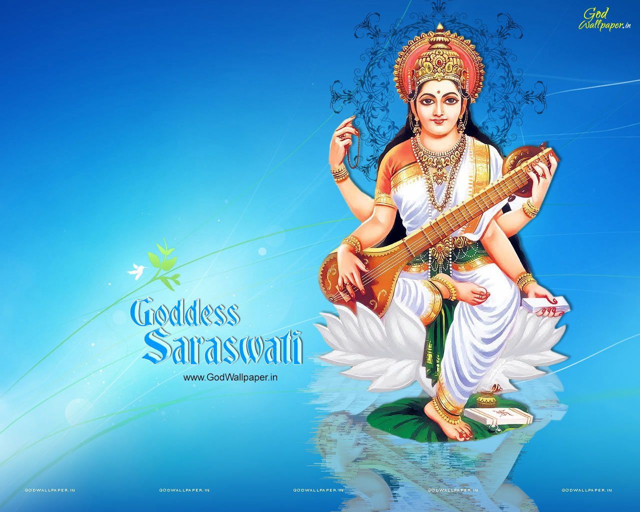 Saraswati Desktop Wallpaper Free Saraswati Desktop Background