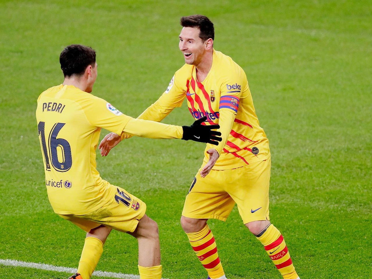 Lionel Messi and Pedri magic see Barcelona beat Athletic Club and move into third